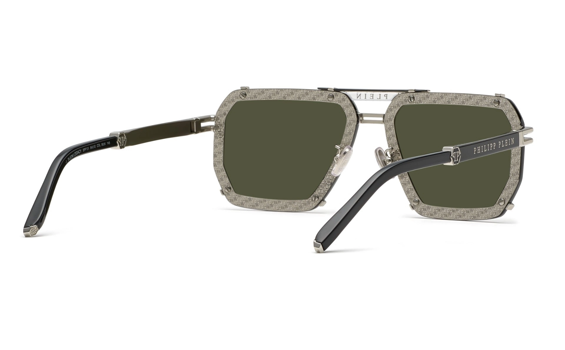 Philipp Plein SPP131 583X 64 | Unisex Yeşil Güneş Gözlüğü